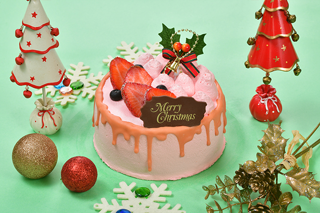 Xmasピンクシフォン